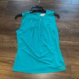 Teal Calvin Klein formal top!